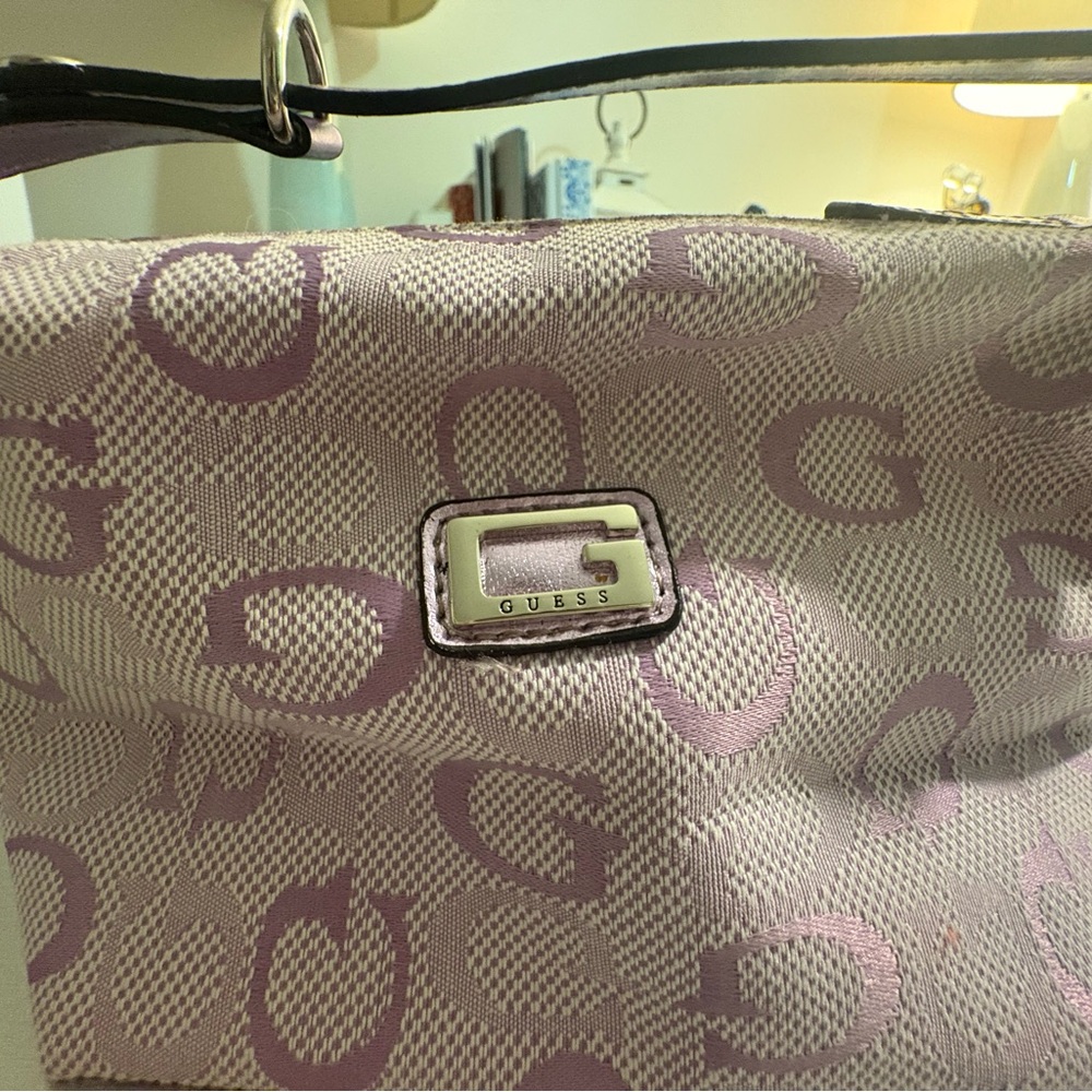 Guess Women's Purple Pattern Mini Bag